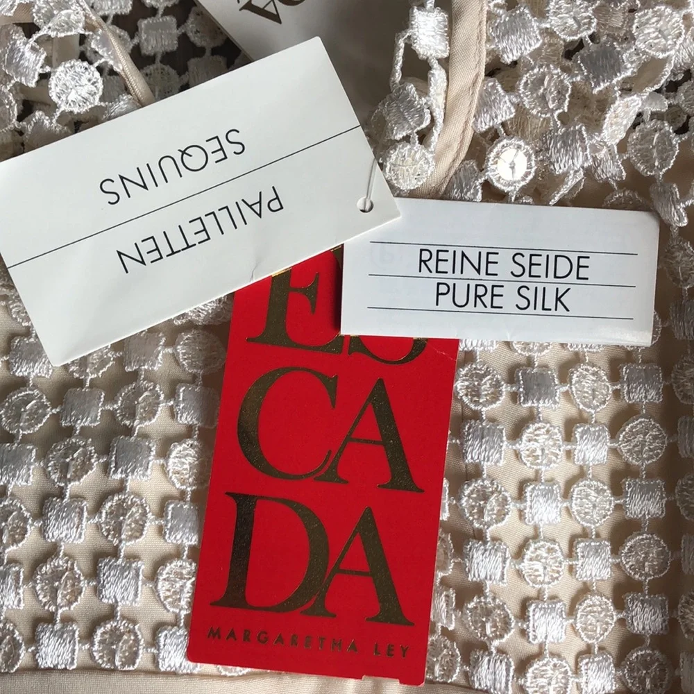 Escada Couture sleveless silk dress. - Picture 5 of 11